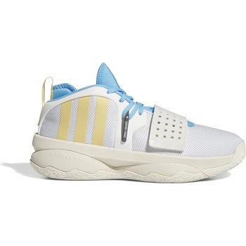 adidas Мъжки баскетболни кецове Adidas Dame 8 Extply Basketball Trainers Mens - Cloud White/Oat
