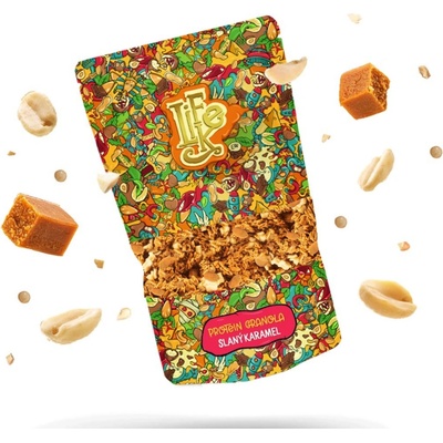 LifeLike Protein Granola se slaným karamelem 400 g