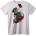 NOONEBRAND Тениска Зомби Скейтбордист - 5XL, White
