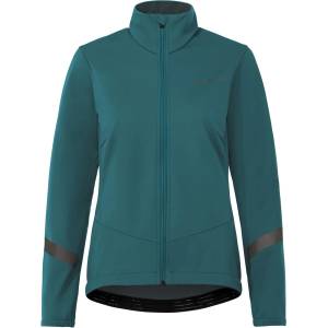 Vaude Дамско ветрозащитно яке за колоездене Vaude Women's Matera Softshell Jacket III Cycling jacket - Dark Fjord Green - размер 38 (EU) (151-0937-0112)