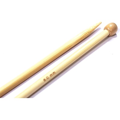 Koh-I-Noor Jehlice bambusové 6.0mm 35cm pletací
