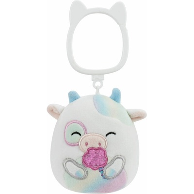 SQUISHMALLOWS Kľúčenka Krava s cukrovou vatou Belozi