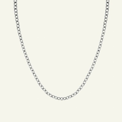 Rosefield колие в сребрист цвят Oval Chainlink JNOCS-J627 Rosefield | Lilav | ЖЕНИ | ЕДИН РАЗМЕР