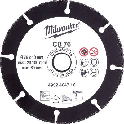 Milwaukee mini karbidový kotúč 76 mm 4932464716