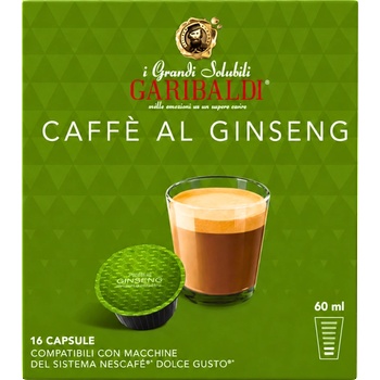 Gran Caffe GARIBALDI Кафе капсули Garibaldi Caffe Al Ginseng Dolce Gusto, 16 капсули