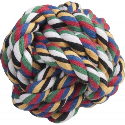 Flamingo Toy Taylor Knotted ball Mix - играчка за кучета - топка от памучно въже 9, 5 см - 1 брой, Белгия - 503913