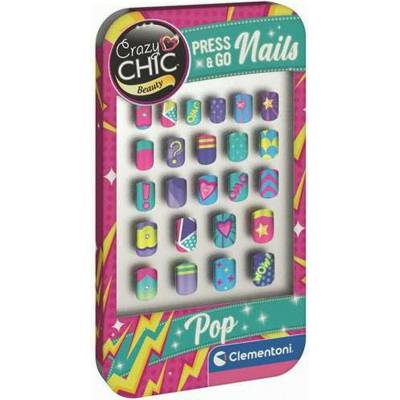 Clementoni Crazy Chic Beauty: Press & Go Nails Pop