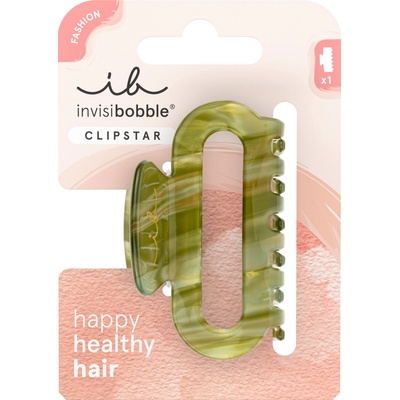 Invisibobble Clipstar M Evergreen - Skřipec do vlasů 1 ks