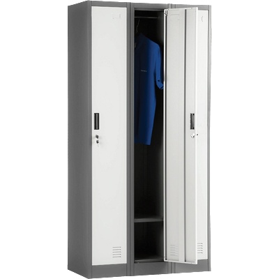Carmen Метален шкаф Carmen CR-1242 J SAND - сив/графит (3580014)