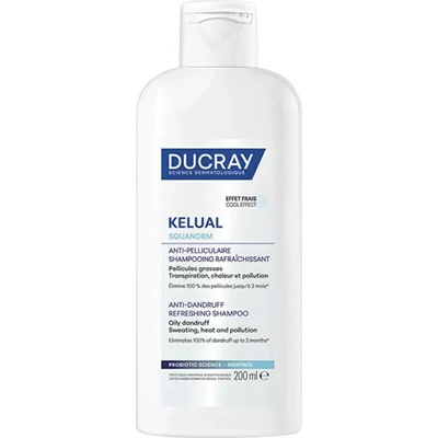 Ducray Šampon proti mastným lupům Squanorm Refreshing Shampoo 400 ml