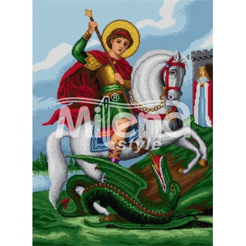 Milena Style Свети Георги - гоблен със схема конци dmc
