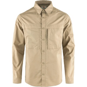 Fjällräven Мъжка риза с копчета Fjällräven Abisko Trail Shirt L/S Shirt - Fossil - размер XL (033-2248-0414)