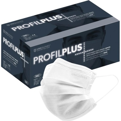 Unigloves roušky Profil Plus bílá 50 ks