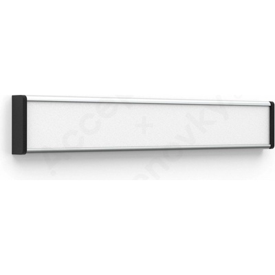 Dveřní tabulka pro papírové jmenovky, 187 x 31 mm, 1 řádek – Zboží Mobilmania
