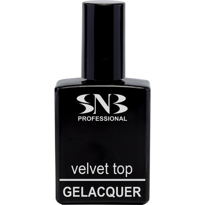 SNB Гел лак snb Кадифе топ без лепкав слой, 15 мл, матов ефект, glb07 (glb07)