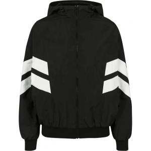 Urban classics Анорак Urban classics Crinkle Batwing Xxl parka - Black (Black / White)