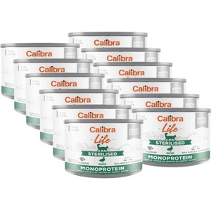 Calibra Cat Life Sterilised Duck 12x200g
