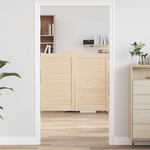 vidaXL Врати с люлеещо се отваряне 2 бр. 90 x 50 cm Натурално (42047170)