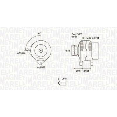 generátor MAGNETI MARELLI 063731912010