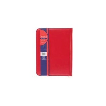 Antra Briefcase A4 709 red with ANTRA zipper
