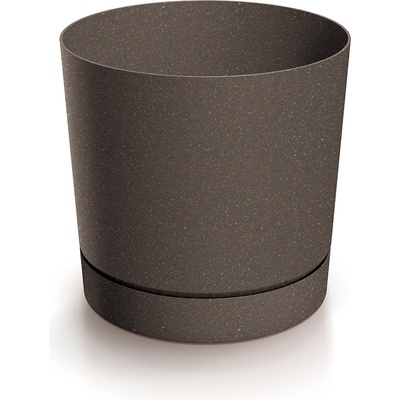 Prosperplast Květináč TUBO P ECO WOOD kávový 19,8 cm