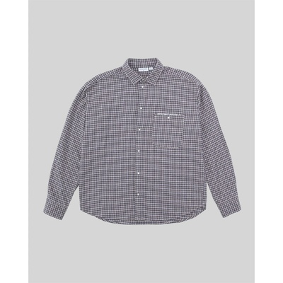 BEYOND MEDALS košela Checkered Shirt Lt.Beige LT.BEIGE