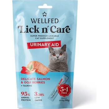 WELLFED Протеиново лакомство за близане за котки (уринарна грижа)
