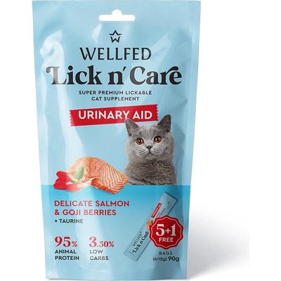 WELLFED Протеиново лакомство за близане за котки (уринарна грижа)