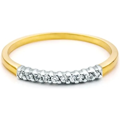 SAVICKI Годежен пръстен: двуцветно злато. диамант