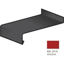 Blix Hliník parapet 0,6 x 270 mm RAL 3016 červená