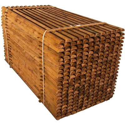 Dřevěná půlkulatina - dl. 150 cm, šíře 6 cm – Sleviste.cz