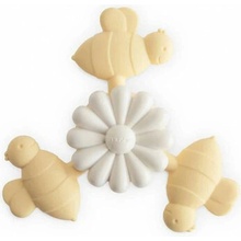 Mushie Spinner hračka s prísavkou bee