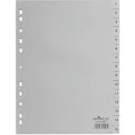 DURABLE Регистър durable пластмаса с печат a/4 1-15 части сив 652410 (652410)