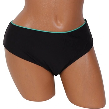 Монокина в черно с тънък кант