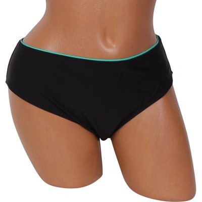 Монокина в черно с тънък кант