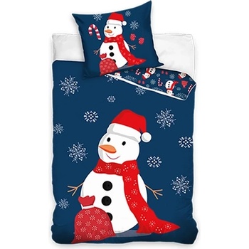 Sonne Коледен спален комплект Snowman двулицев - 2 части (PAT346)