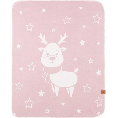 Effiki Double deka Reindeer pudrově růžová