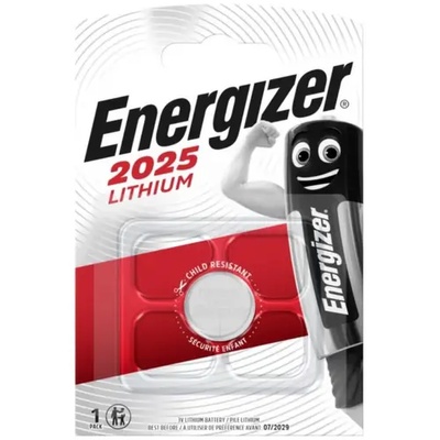 Energizer Бутонна батерия литиева energizer cr2025, 3v, 1 бр. в блистер (energ-bl-cr2025-1pk)