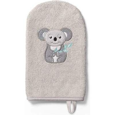 Babyono Handrička na umývanie Natural bamboo sivá 347-09-BO