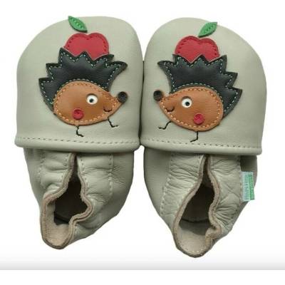 Hopi Hop barefoot kožené capáčky Ježurka