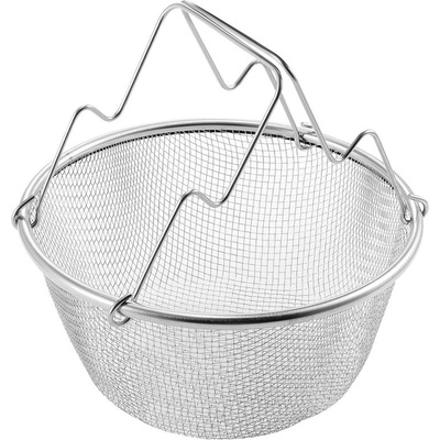 Elekom Кошница за готвене и пържене ЕК-022-18, 18.8 х 8 см, Висококачествена стомана, Сгъваеми дръжки (ek-022-18)