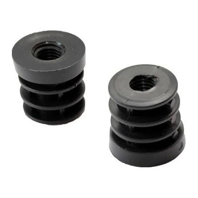 Plastová zátka o průměru 30mm s vnitřním závitem M8, síla stěny 1-1.25mm
