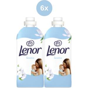 Lenor Омекотител за тъкани Lenor 6x118PD Sensitive - 2x1239 мл