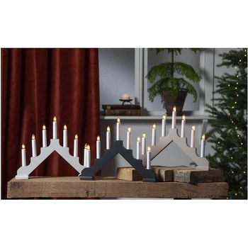 Eglo 410456 Vianočný svietnik ADA 7xE10 3W 230V biela EG410456