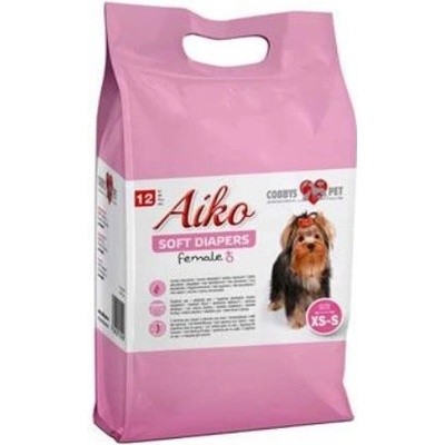 Aiko Soft Plenky pro psy Diapers 20x28 cm 12 ks