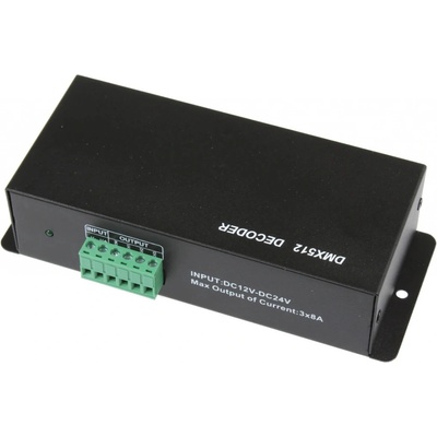 LED DMX ovladač 3 kanály - TL-DMX-3 kanálový