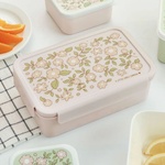  A Little Lovely Company: "Bento" кутия за храна с отделения - 1, 2 л - "Blossoms-Pink (BBBLPI68)