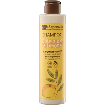 laSaponaria Šampon se šalvějí a citrónem 200 ml