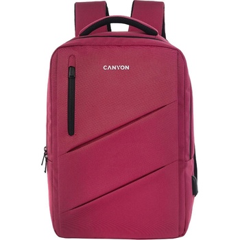 Canyon BPE-5, batoh pre 15,6´´ notebook, 22l, vodeodolný, 7 vreciek, USB-A nabíjací port, červená CNS-BPE5BD1