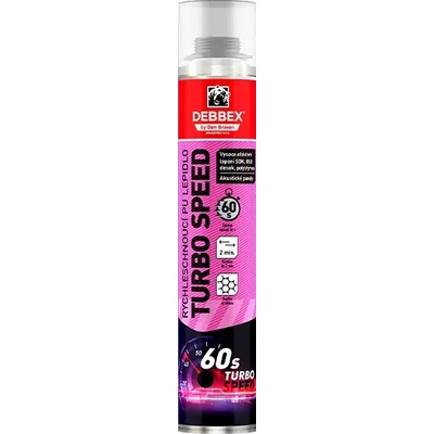 Rychleschnoucí PU lepidlo Turbo Speed 750 ml pistolová dóza žlutá